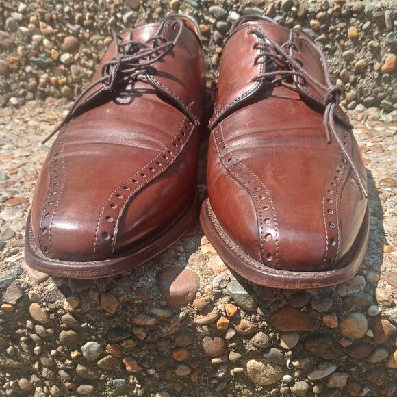 Allen Edmond Brown Bicycle Toe Oxfords -Size 11.5 B / Style # 10434 - Picture 2 of 10
